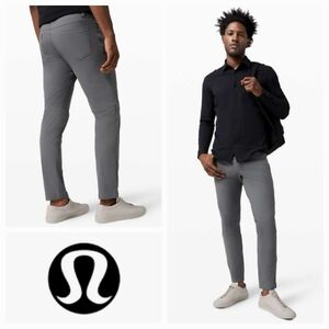 LULULEMON ABC Pant Slim 28" Warpstreme Asphalt Grey Size 28 NWT